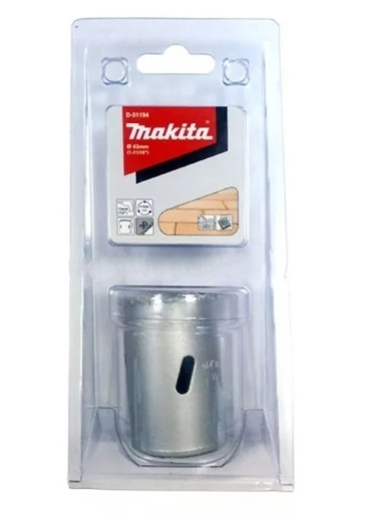 Коронка Карбид вольфрамовая D-51194 (43 мм) корончатое сверло (6851) Makita (295036010)