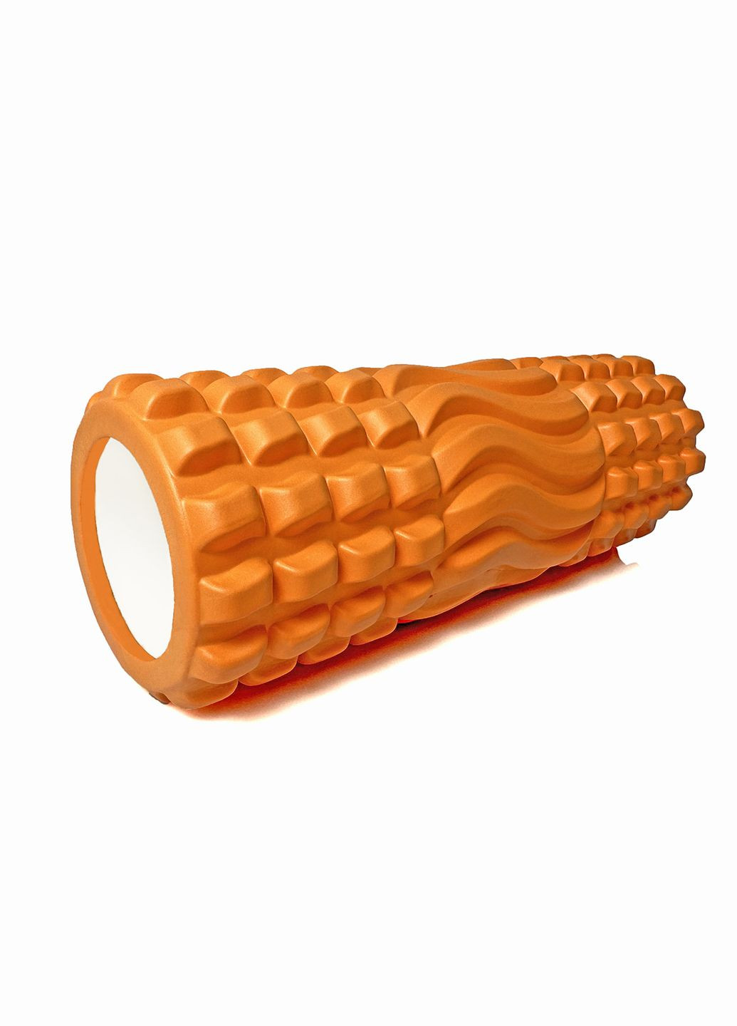 Масажний ролик Wavyspines 33 см Помаранчевий EasyFit (365549501)