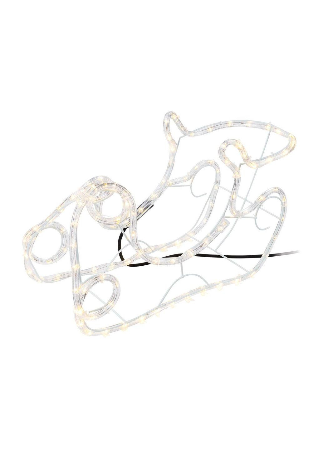 Новорічна 3D фігура Санки, 120 LED, таймер, гірлянда дюралайт Санки Melinera (302293005)