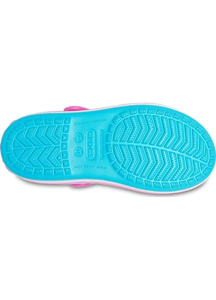 Голубые повседневные сандалии crocband sandal 1-32.5-20.5 см digital aqua 12856 Crocs