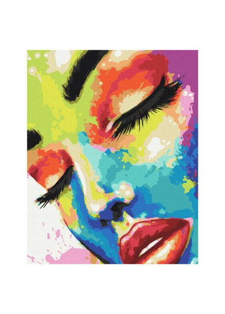 Картина за номерами Жінка в барвах (BS37607) Brushme (370259699)