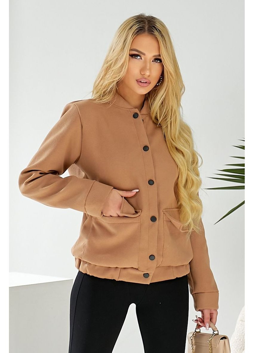 Бомбер женский искусственный кашемир, 257R325 Ager (364630960}