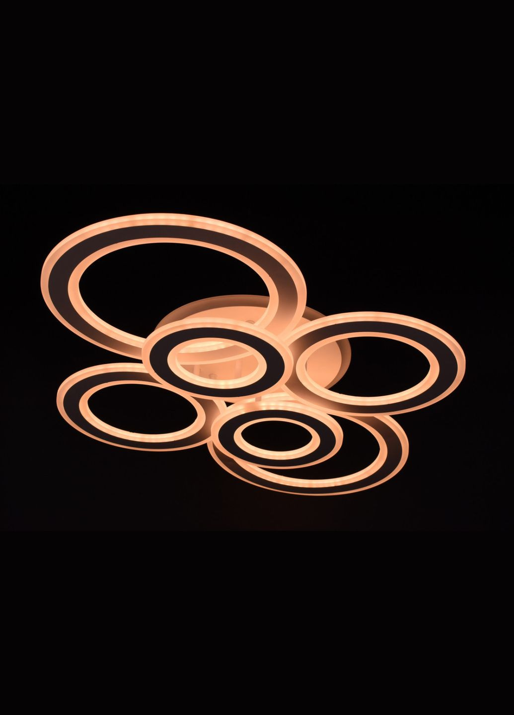 Люстра светодиодная потолочная LED светильник для квартиры на потолок лэд 26331 Белый 12х53х77 см. Sunnysky (364760028)