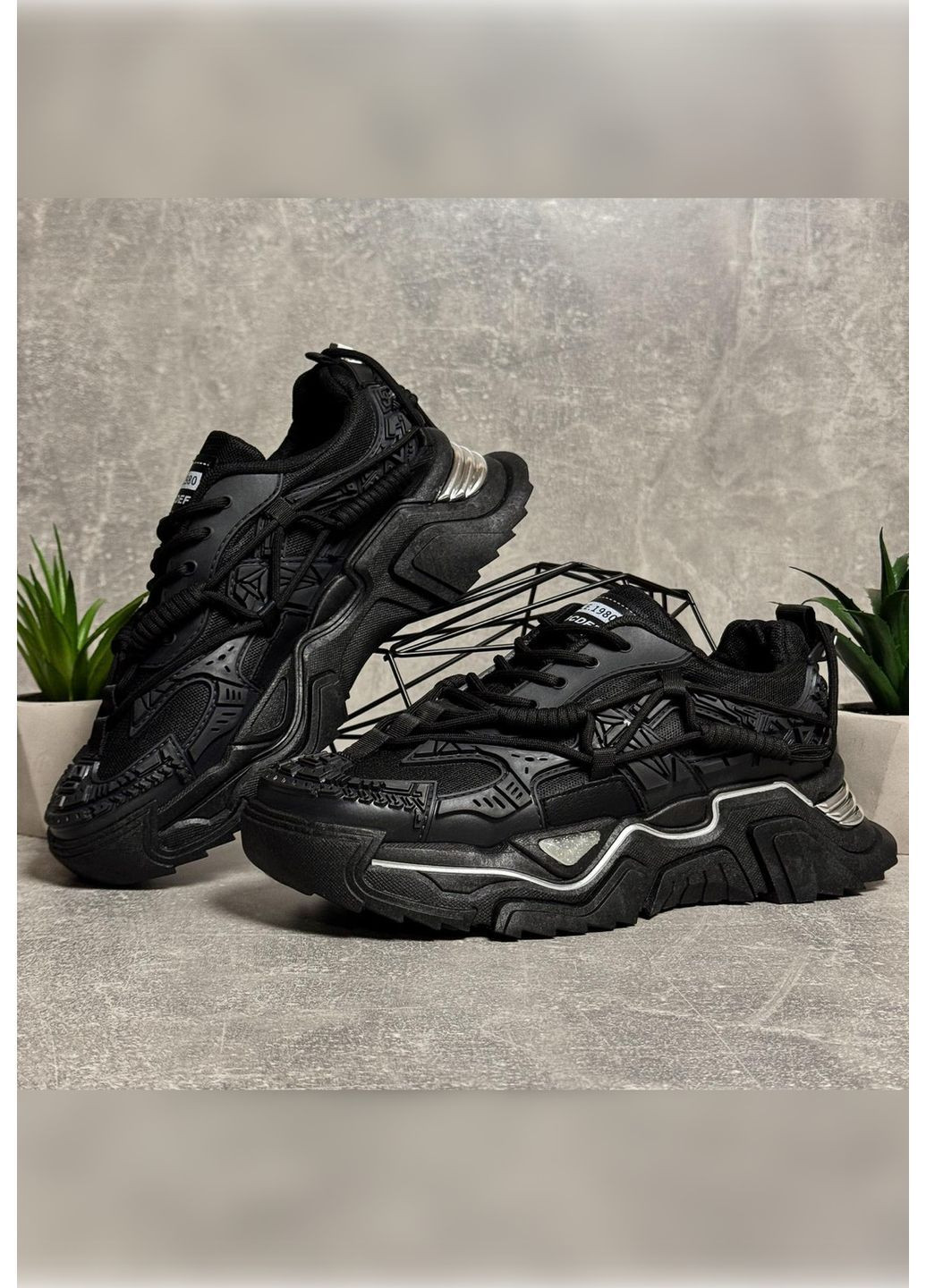 Черные демисезонные кроссовки мужские Stilli
