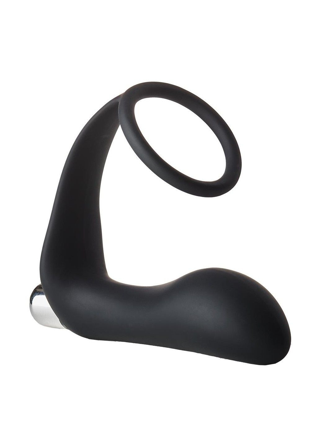 Анальна пробка з еррекційним кільцем FANTASSTIC VIBRATING ANAL PLUG WITH COCKRING BLACK Dream Toys (333713459)