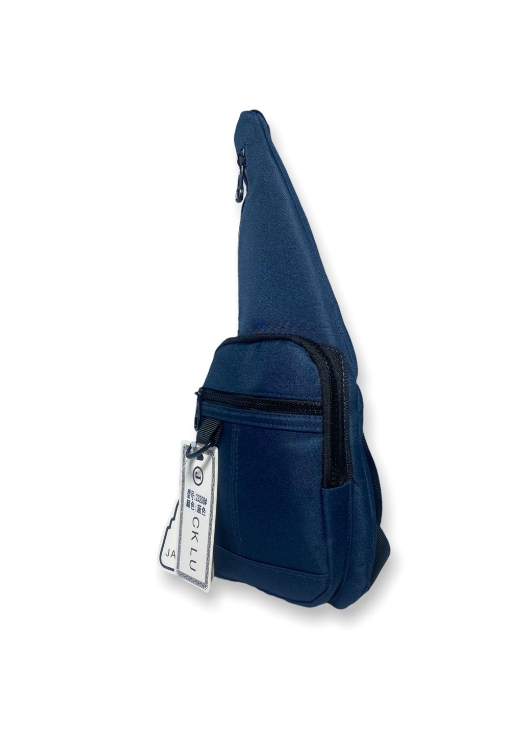 Чоловіча сумкаслінг, 23208, одне основне відділення, 3 додаткові кишені, розміри: 38х18х4см, синя Jack Lu (286421665)