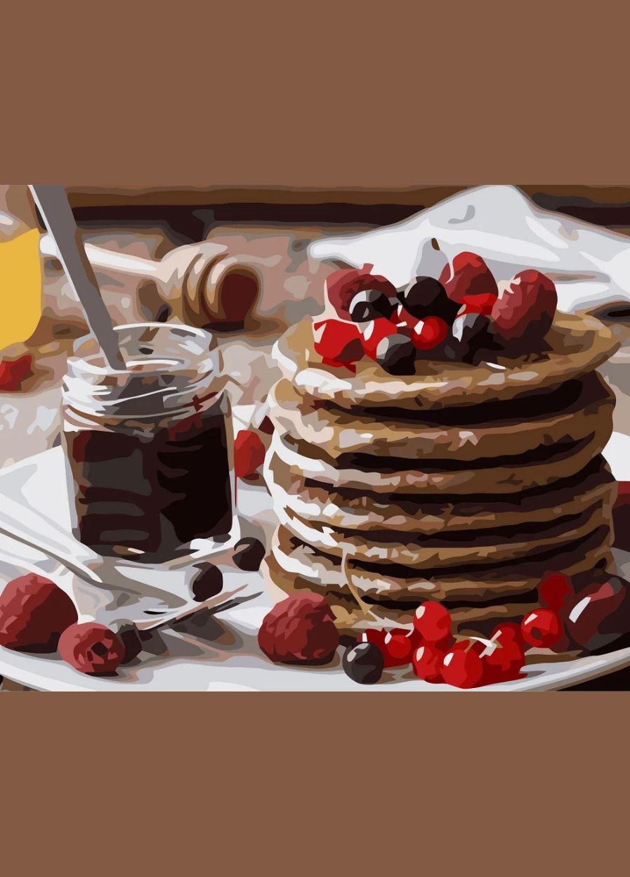 Картина по номерам Сладкие блины VA-3193 40х50 см ( ) Strateg (328945289)