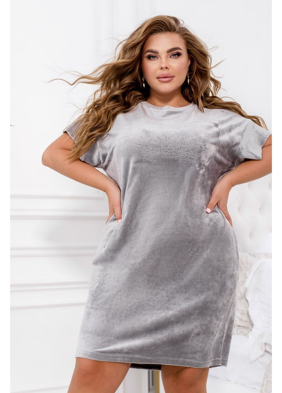 Велюрова домашня сукня Osoblyva (363452119)