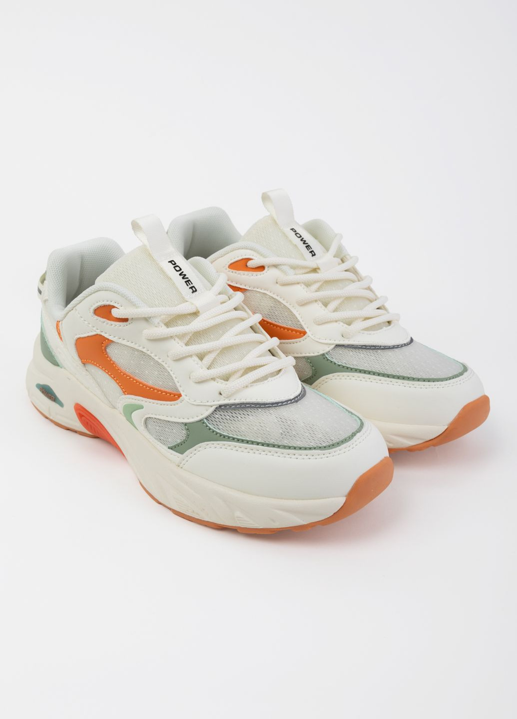 Кросівки жіночі TF8406-4 бежеві 345903 Power бежеві літо (328446014)