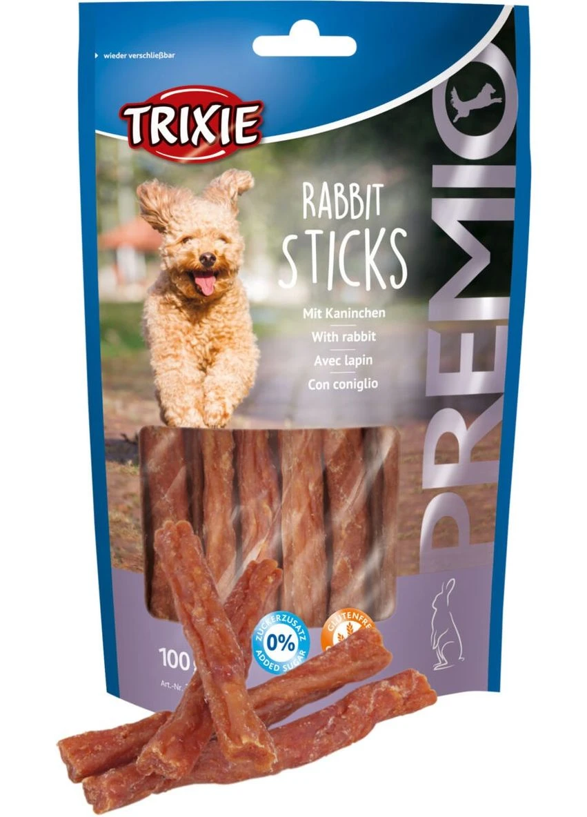 Лакомство Premio Rabbit Sticks для собак палочки с кроликом 100 г Trixie (298472007)