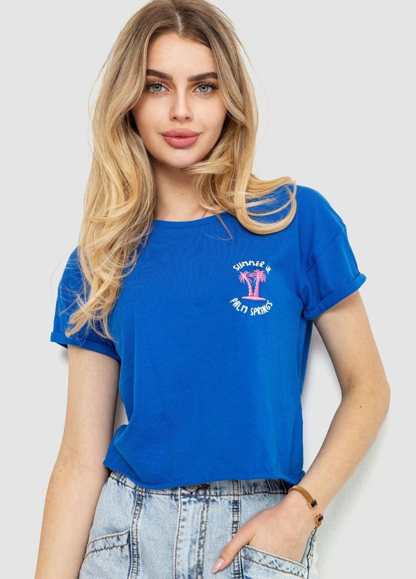 Топ-футболка женская, цвет электрик, Calliope (292131075)