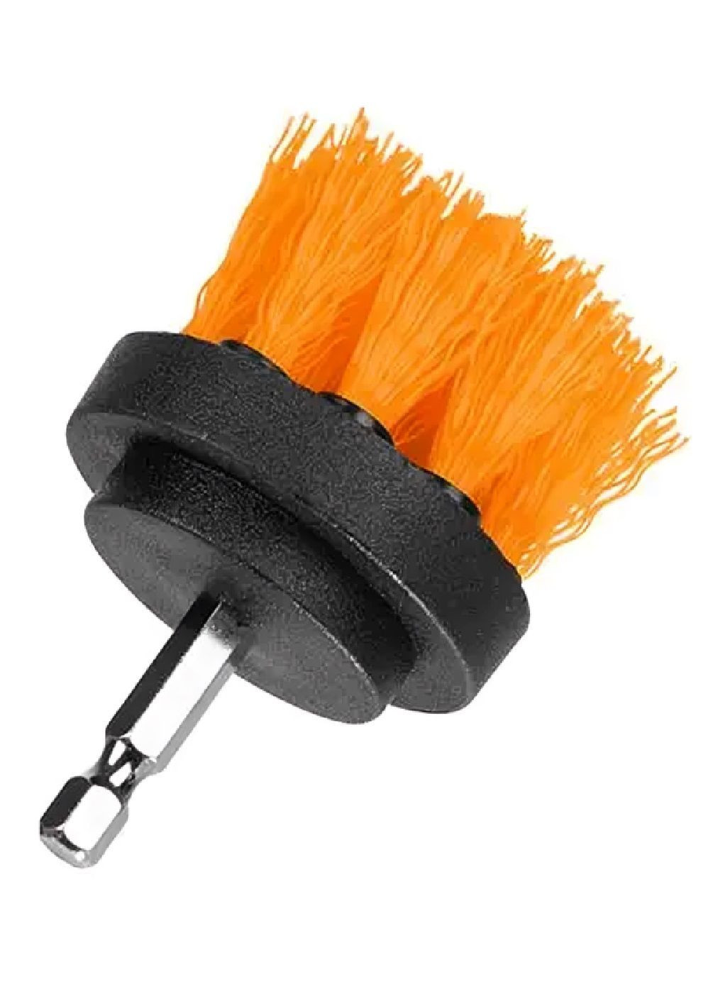 Набір щіток насадок з нейлоновою щетиною середньої жорсткості на дриль для очищення різних поверхонь 4 штуки (481276-Prob) Unbranded (359701909)