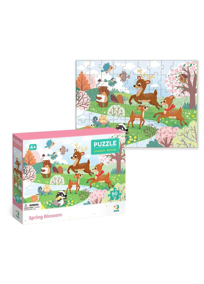 Пазл "Природа расцветает" 60 элементов, серия "Времена года" Весна Додо Dodo (338425618)