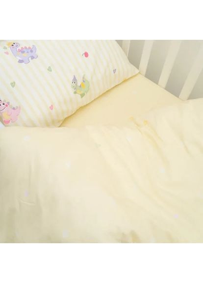 Детское постельное белье для младенцев сатин твил - 764 с простыню на резинке Viluta (355873025)