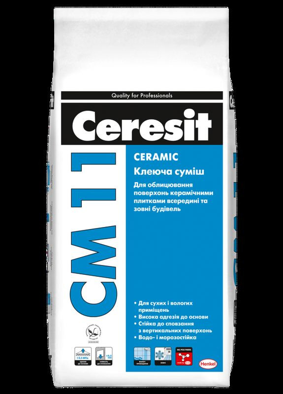 Клей для плитки СМ-11 5кг Ceresit 005875 (371137151)