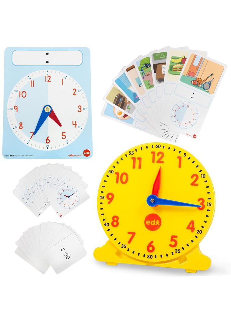 Ігровий набір «Навчальний годинник» Edx Education для вивчення часу Learning Resources (360715722)