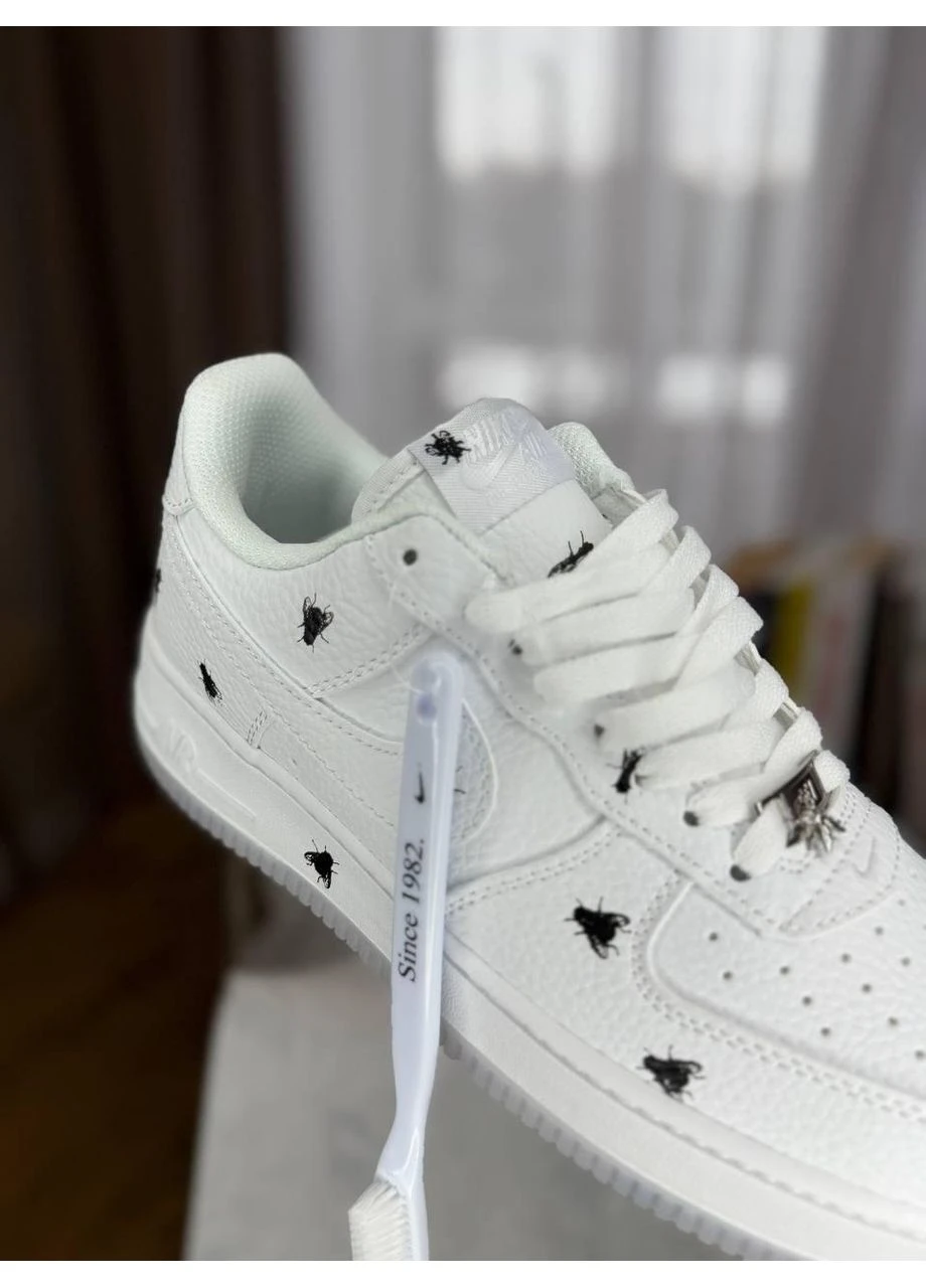 Кросівки жіночі Nike Air Force 1 Low Houseflies Найк Аір Форс 1 білі демісезони (382251155)