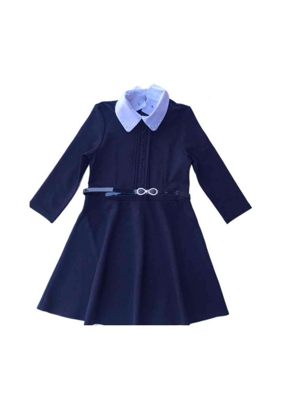 Синее платье (6шт) дев. 61875 Deloras (347234806)