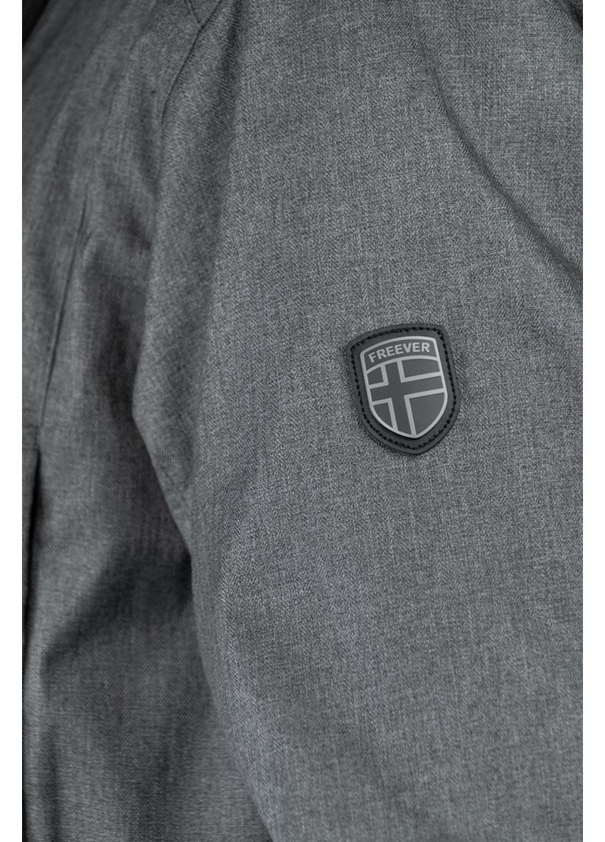 Комбінована демісезонна парка чоловіча nf 71069 сіра Freever