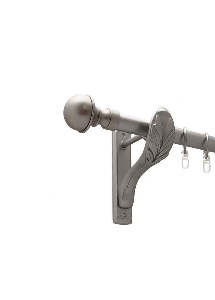 Карниз Бостон металлический однорядный ретро гладкая труба Сатин 25 мм 200 см (00-00011180) ORVIT (300280368)