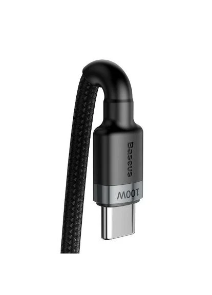 Кабель Cafule PD2.0 60W flash charging USB Type-C-Type-C (20V 3A)2M Gray+Black Baseus (390306706)