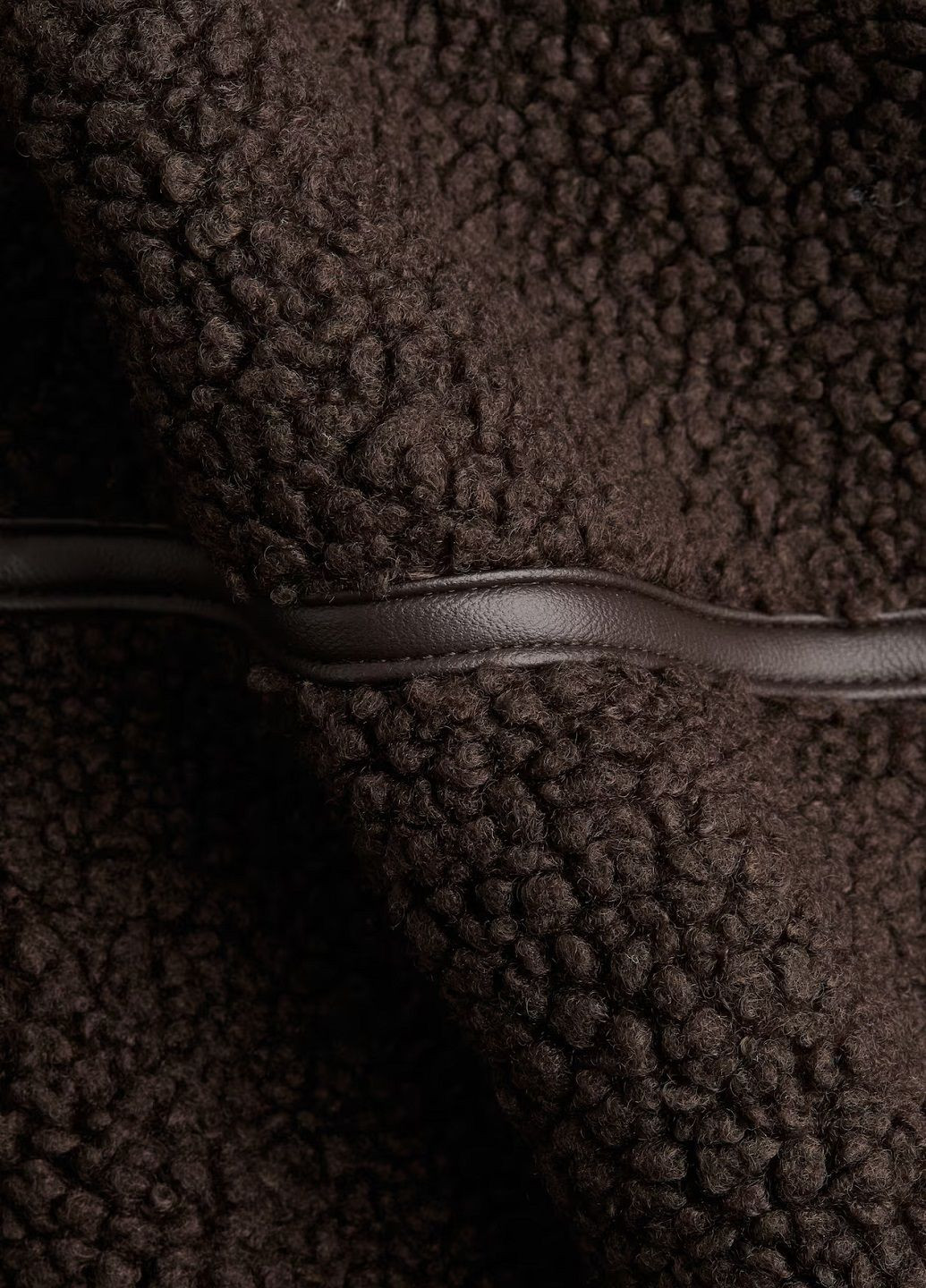 Темно-коричневая демисезонная куртка H&M