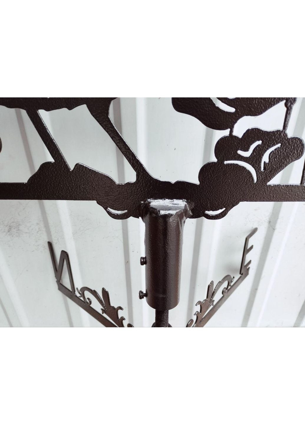 Флюгер Птица в цветах, Перепелка, флюгер на крышу из металла 2 мм. No Brand (368896669)