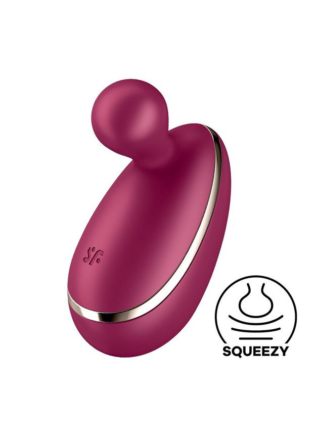 Вибратор для наружной стимуляции Spot On 1 Berry, гибкий отросток CherryLove Satisfyer (283251335)