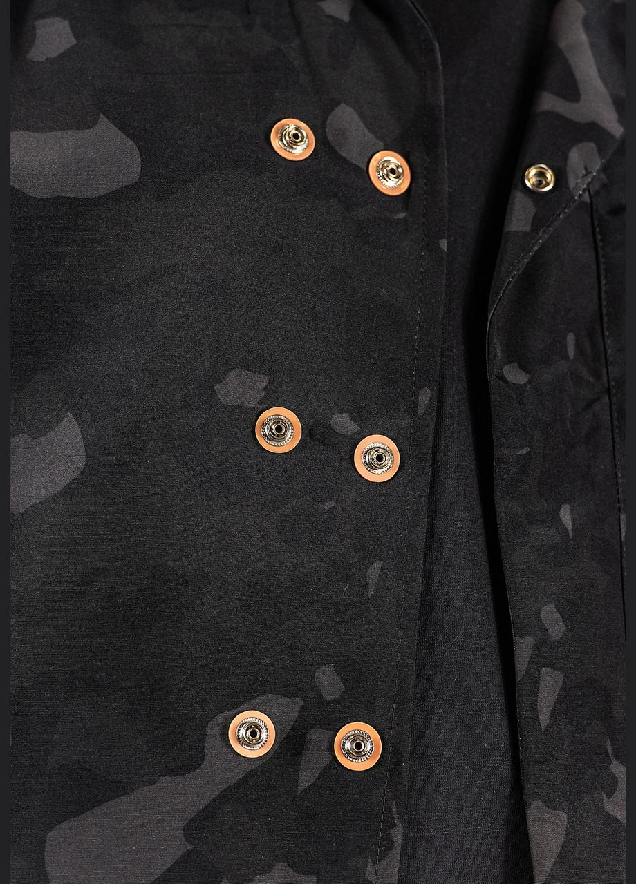 Чорна демісезонна куртка x supreme black s0024 Stone Island -jac-2710