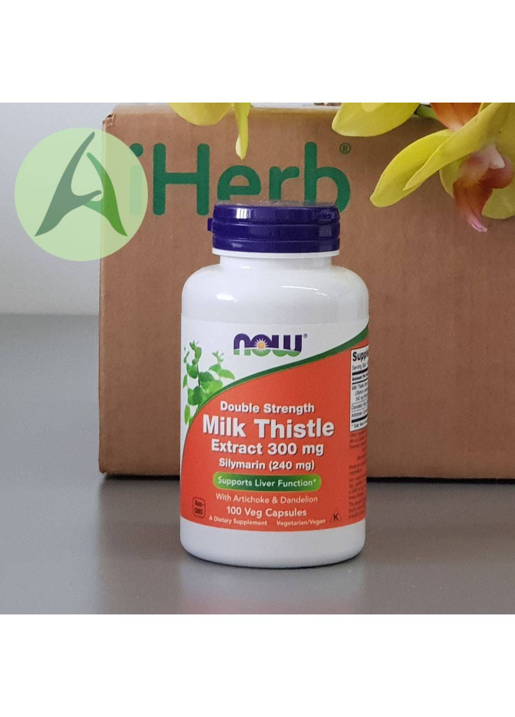 Силимарин двойной силы действия, 300 мг, 100 капсул Now Foods (361858514)