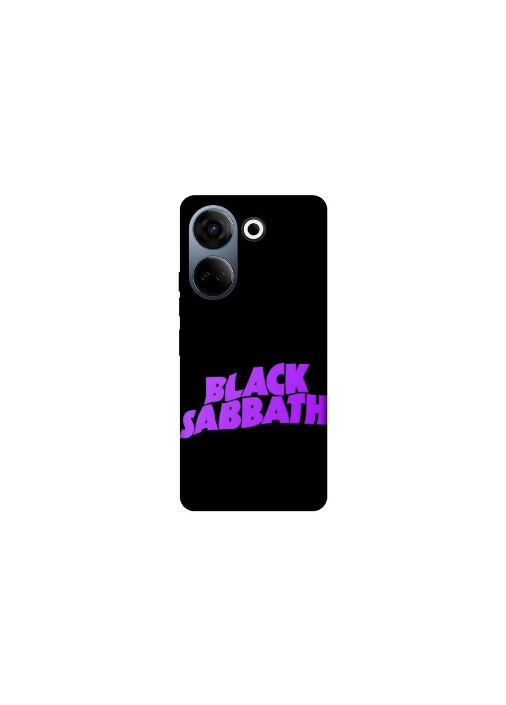 Чехол на TECNO Camon 20 Pro (CK7n) Black Sabbath logo ver.1 Frontalka (361091669)