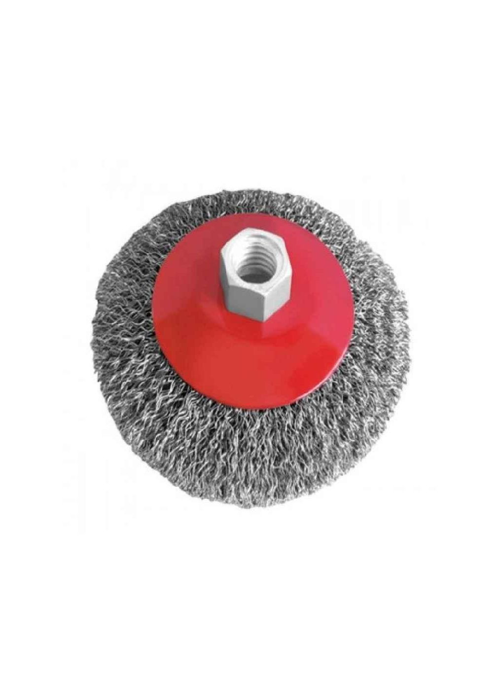 Щітка конусна 125 мм, для КШМ, М14 (кручений дріт) BT-5125 ТМ Intertool (305060233)