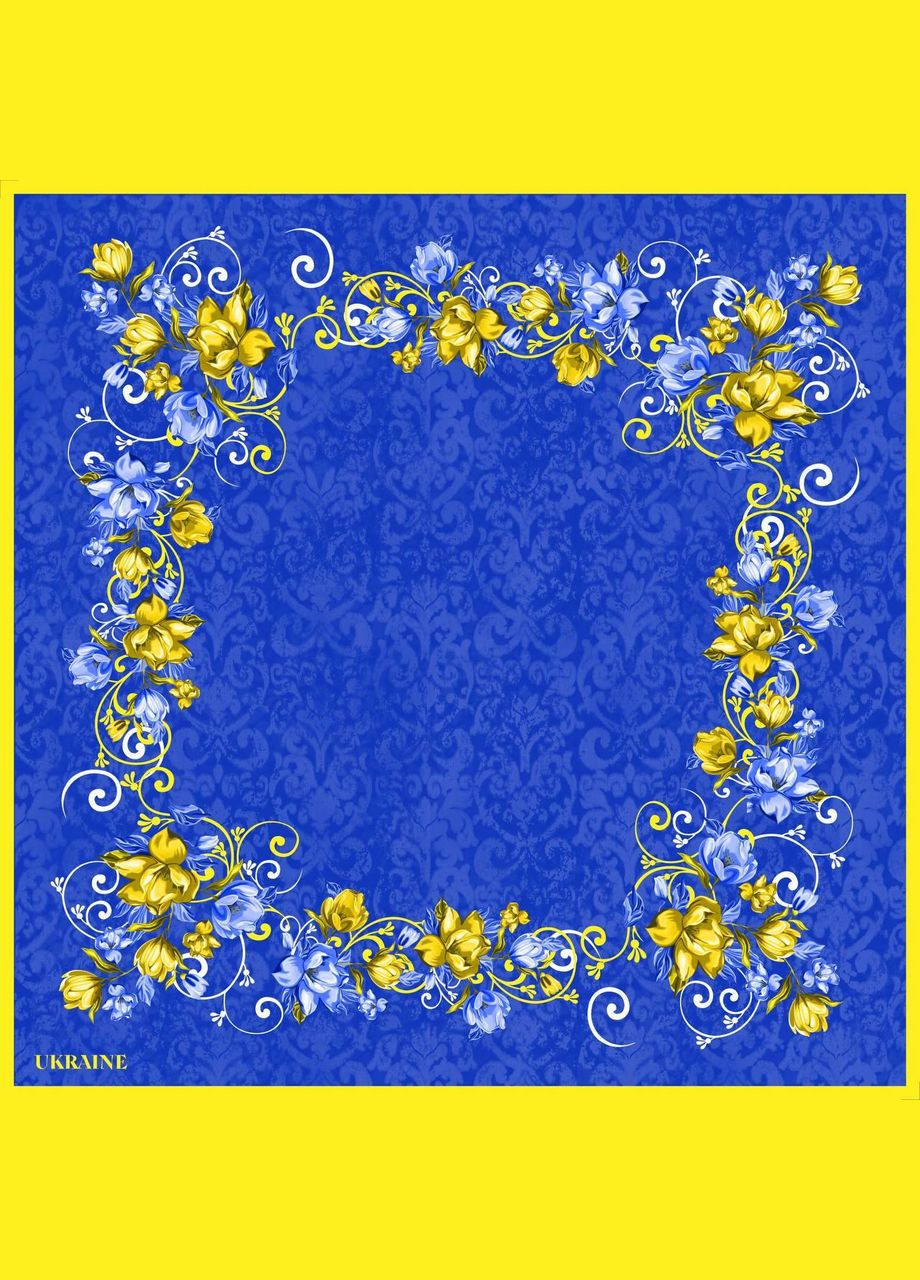 Хустка патріотична 95х95 "Поетичний вечір" 218039 Husta (329900189)