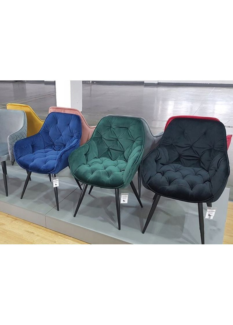 Крісло Cherry Velvet Зелений / Чорний CHERRYVCZ Signal (372178014)