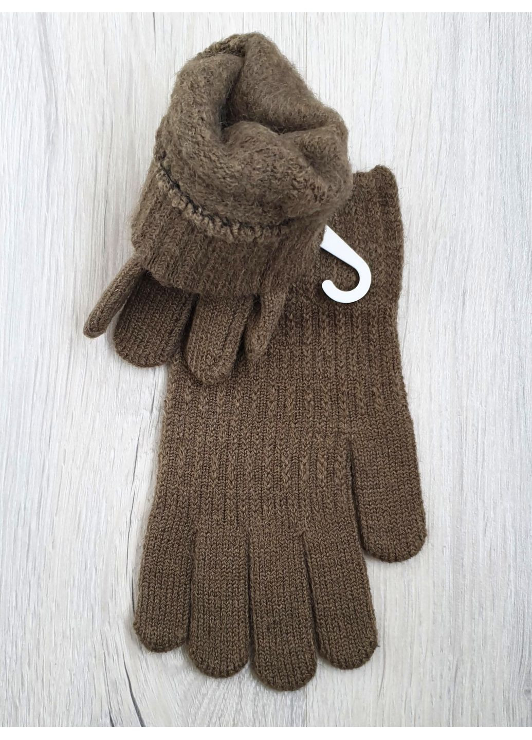 Подростковые одинарные вязаные перчатки для девочек 8-15 лет No Brand (362452410)