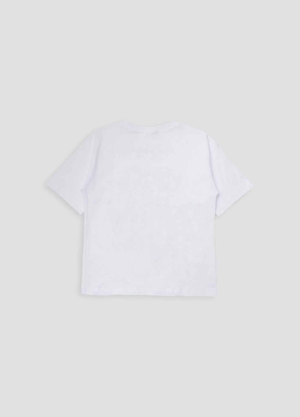 Біла літня футболка з коротким рукавом для хлопчика колір білий cb-00268774 Yuki