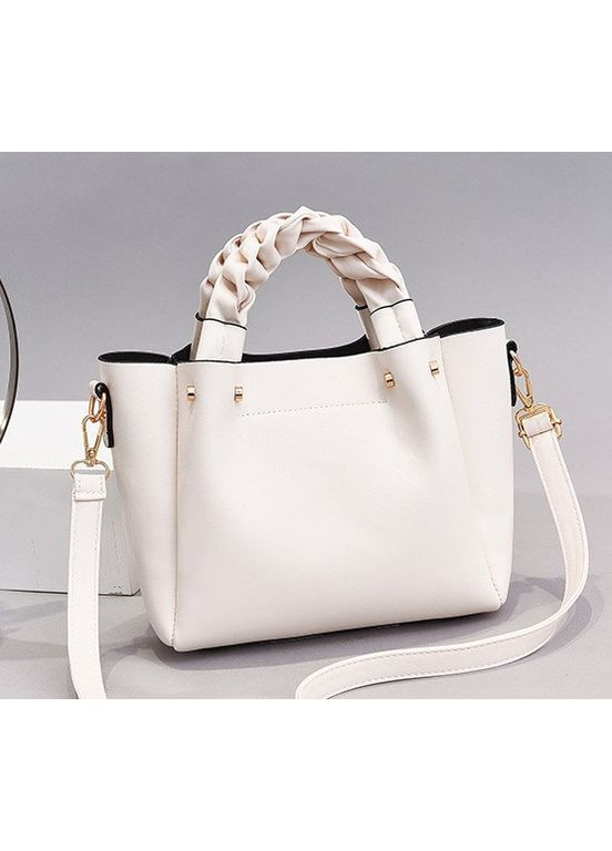 Жіноча сумочка на плече Кенгуру з екошкіри клітина світло-коричнева з блискавкою ProDobro (363136120)