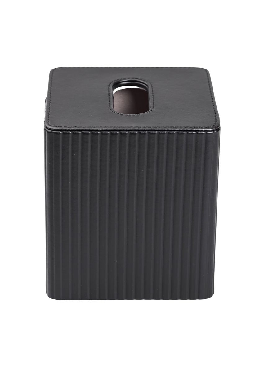 Салфетница из эко кожи черная органайзер для салфеток стильный контейнер для стола ProDobro (364192738)