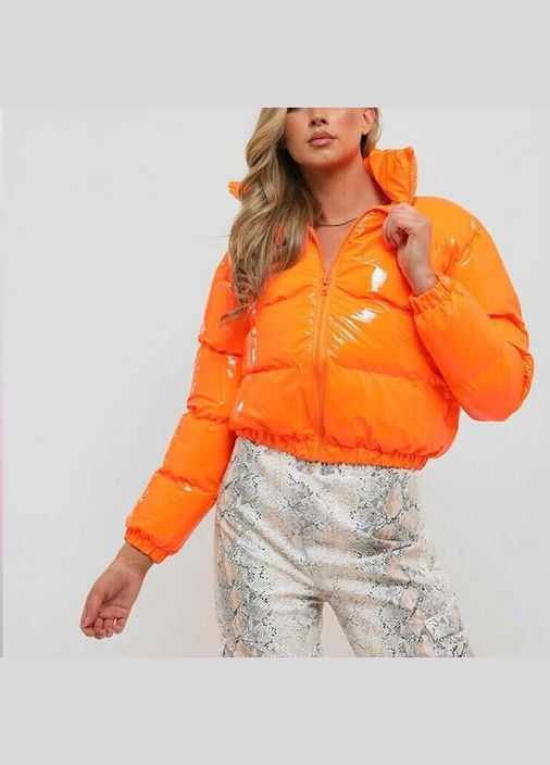 Помаранчева демісезонна куртка жіноча демісезонна салатова куртка жіноча на осінь 40-42 No Brand Green Splash