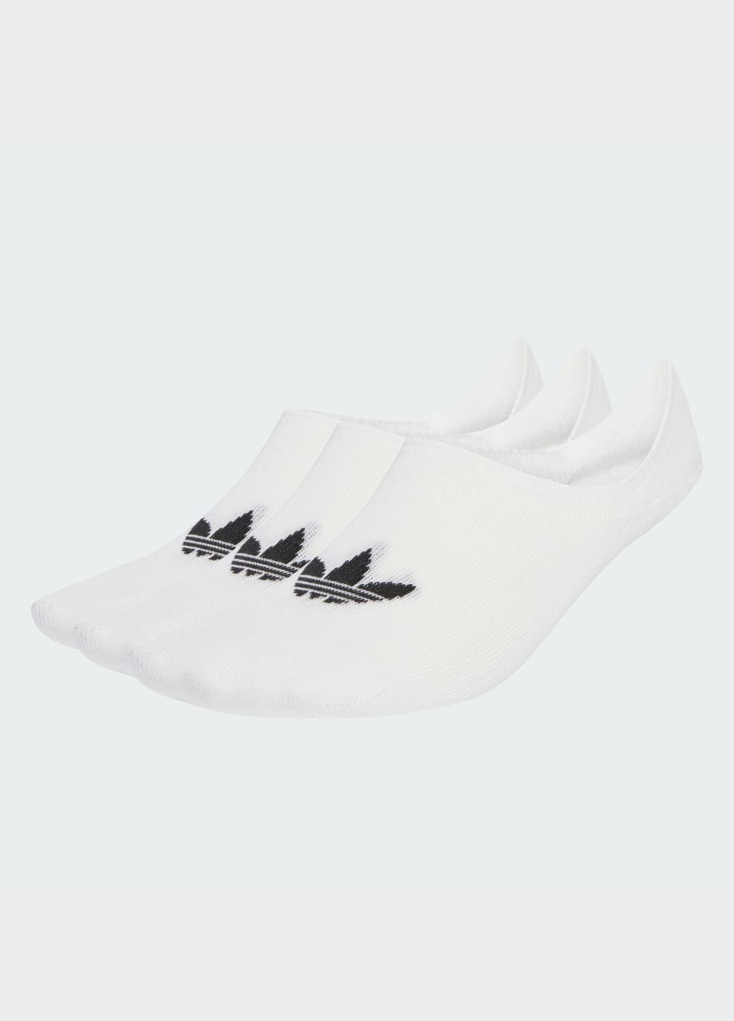 Білі три пари шкарпеток low cut socks adidas логотипи (338184991)