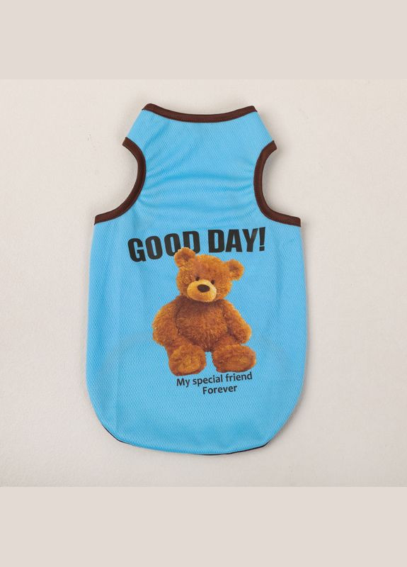 Майка для котів Pet Style "Good Day" Блакитна S No Brand (323231811)