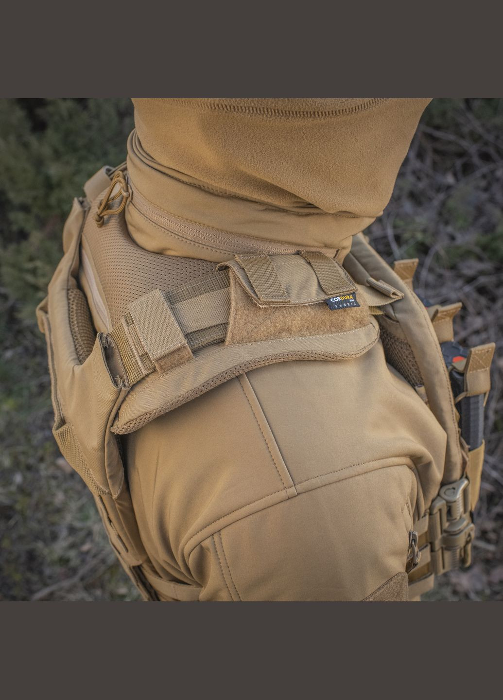 Демпфер плечевой для плитоноски Cuirass QRS Coyote M-TAC (303262490)