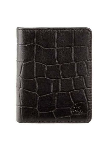 Портмоне шкіряне чоловіче чорного кольору Visconti (336377534)