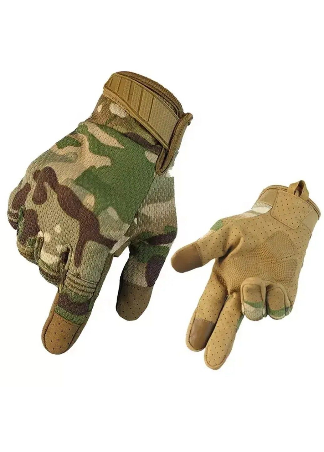 Тактические перчатки FQ2023 (Камуфдяж) размер XL No Brand (339866264)