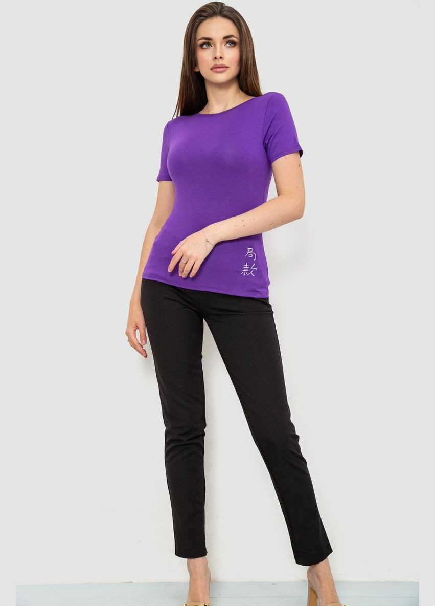 Фіолетова футболка жіноча Ager 186R653
