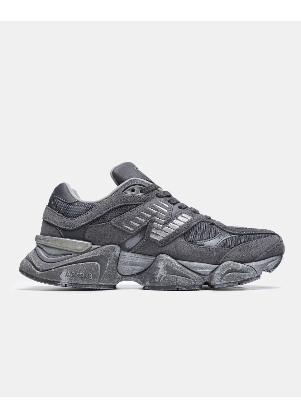 Серые демисезонные кроссовки мужские new balance 9060 gray v3 нью беланс 9060 No Brand