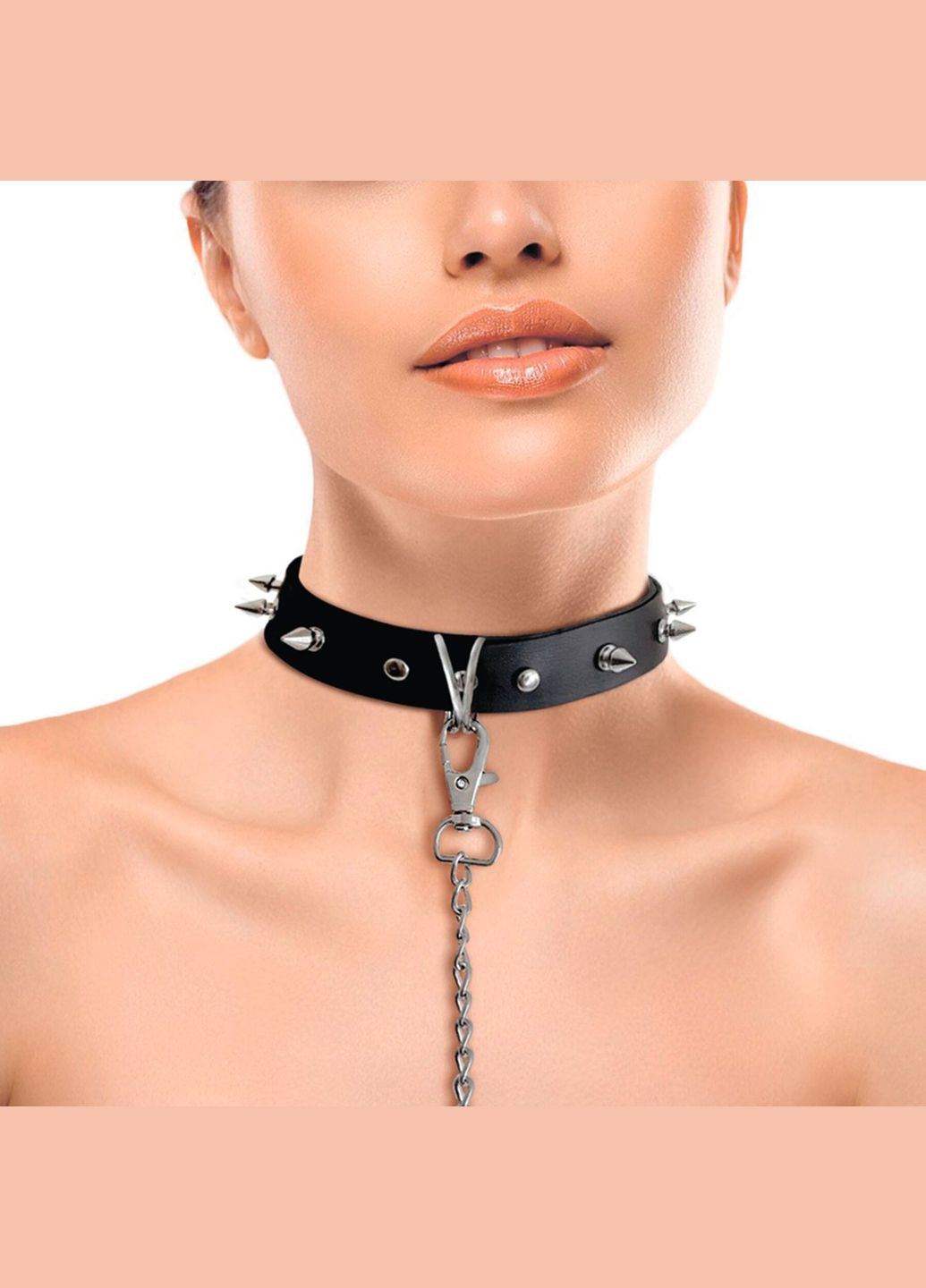 Ошейник с шипами и поводком – Collar Spikes and Leash Art of Sex (297572297)