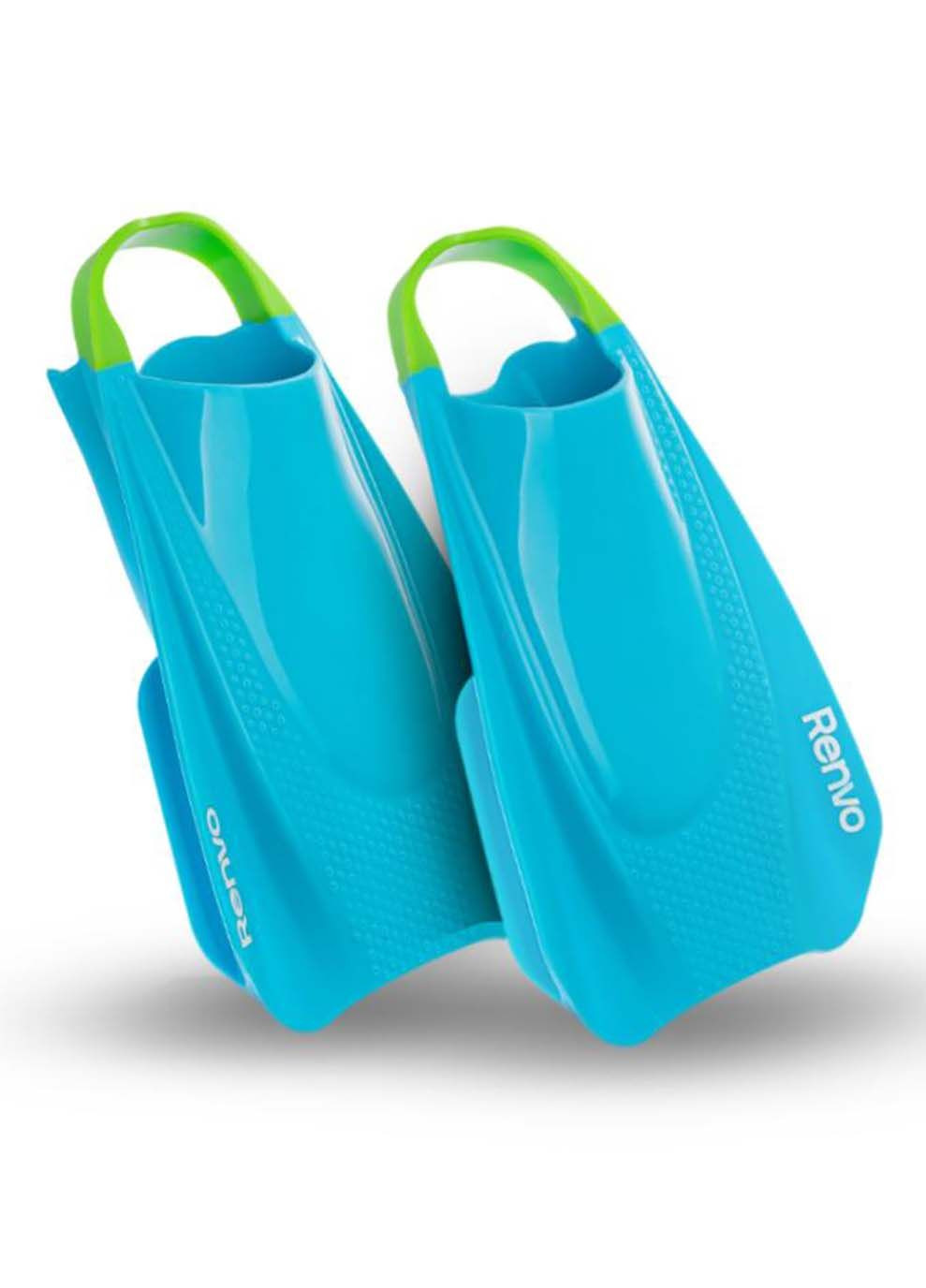 Короткі ласти для тренування в басейні Sado Pro із відкритою п'ятою Синій Renvo (323202660)