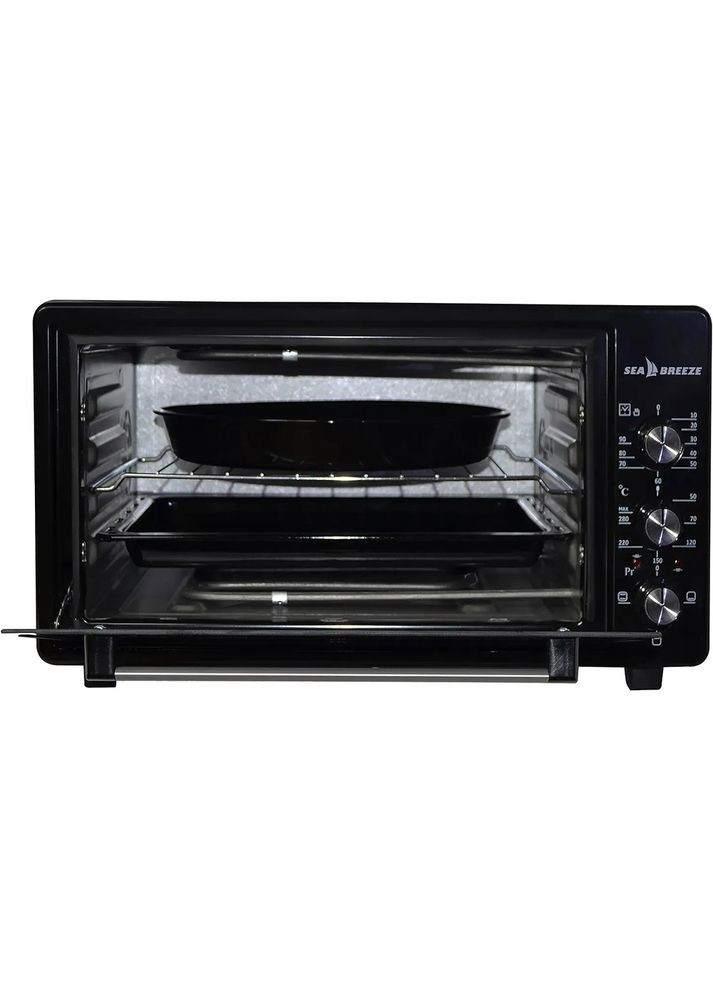 Електропіч SB-0701 Black (8690720247018) Sea Breeze (370608030)