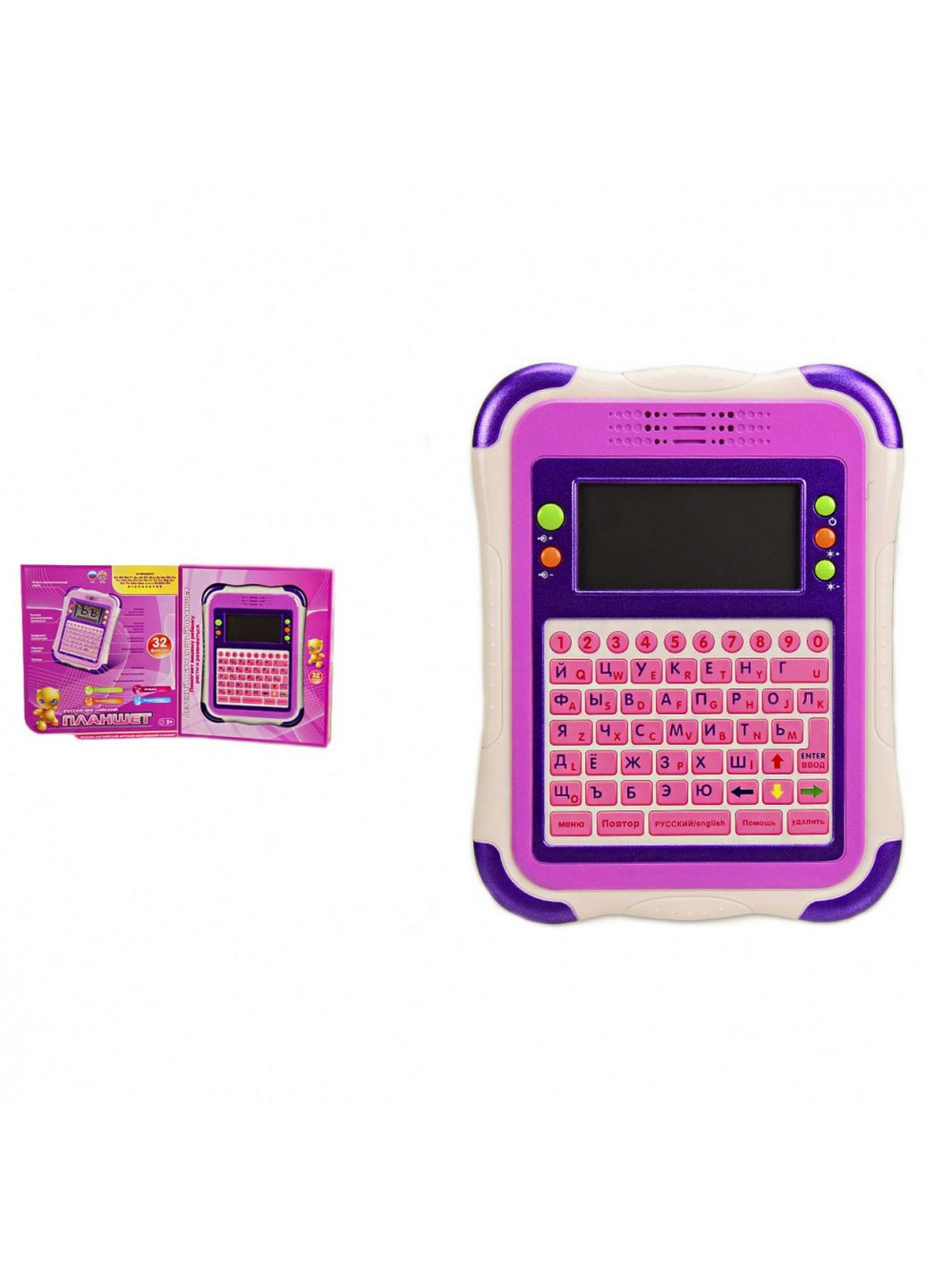 Розвиваючий дитячий планшет на русявий. та англ. мовами Play Smart (282586025)